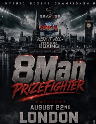 Official flyer for 8 Man Prizefighter London