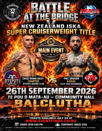 Official flyer for Battle at the Bridge