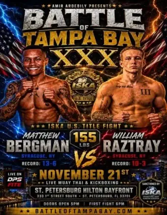 Official flyer for Battle of Tampa Bay XXX
