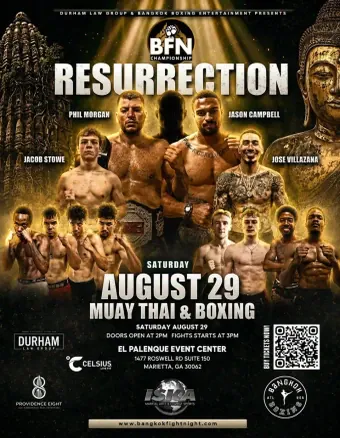 Official flyer for BFN Championship Resurrection