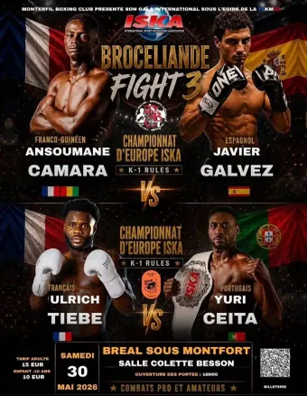 Official flyer for BROCELIANDE FIGHT 3