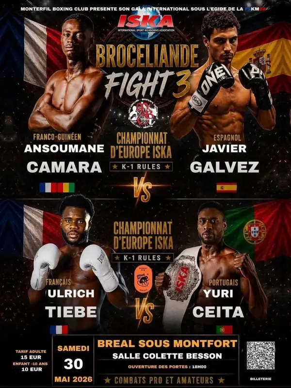 Official flyer for BROCELIANDE FIGHT 3