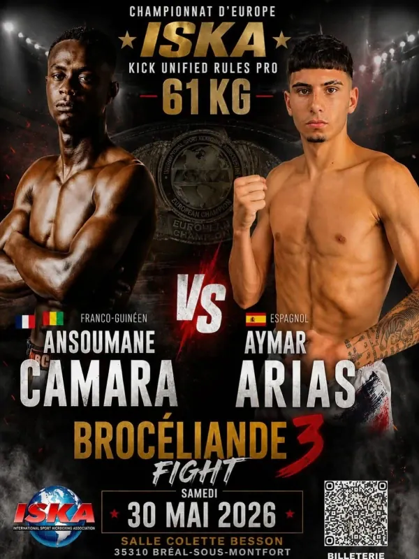 Official flyer for Broceliande Fight 3