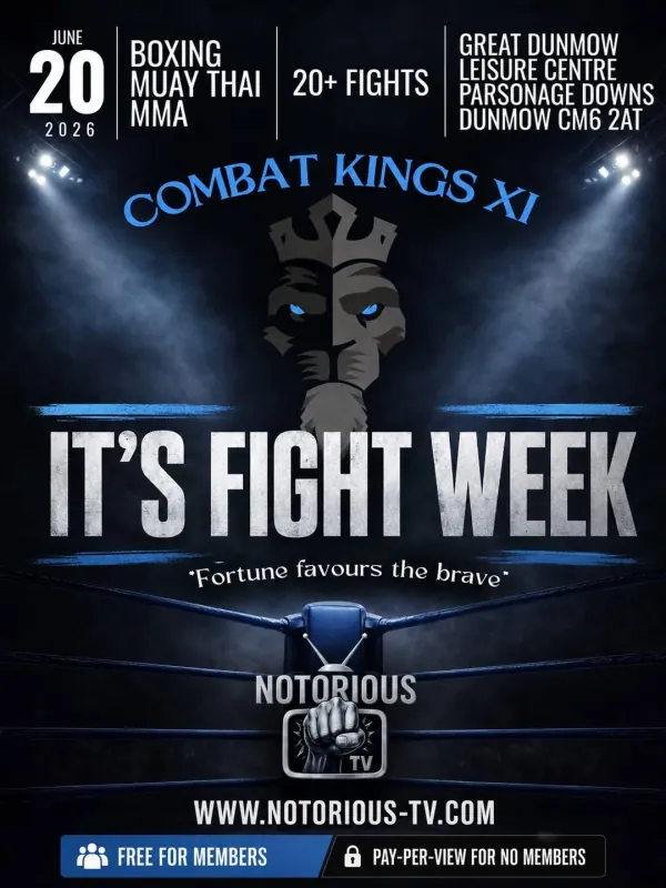 Official flyer for Combat Kings XI