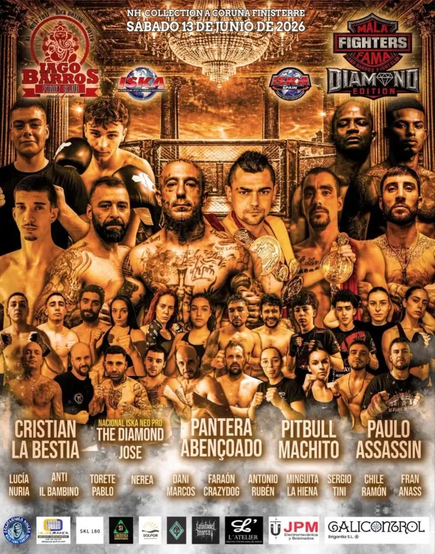 Official flyer for Diamond Edition Fight Night