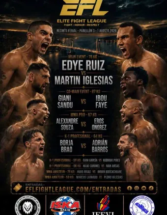 Official flyer for EFL Fight League