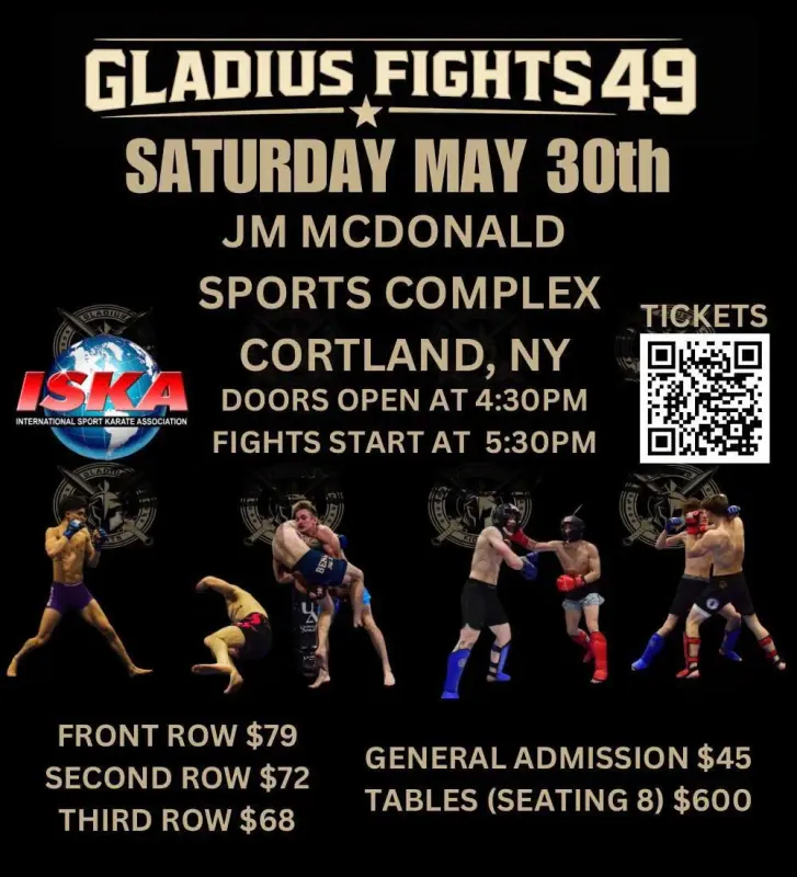 Official flyer for Gladius Fights 49