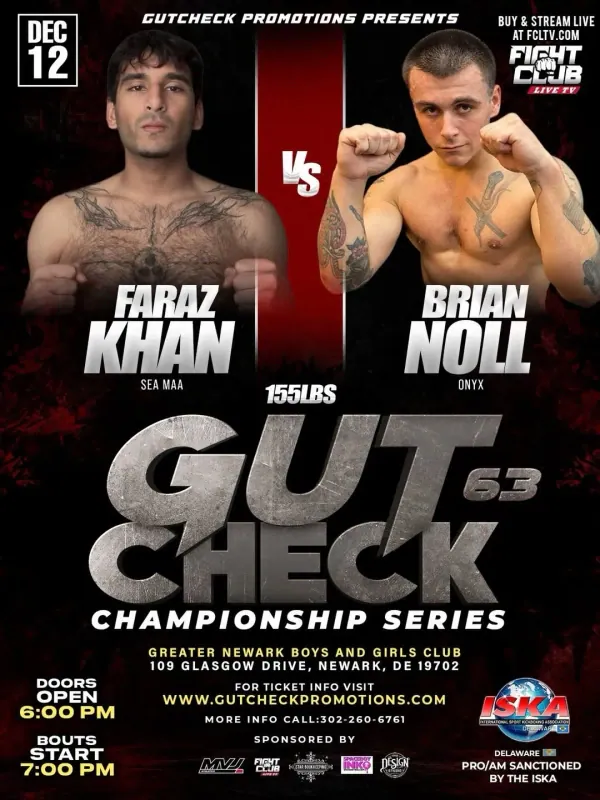 Official flyer for Gut Check 63