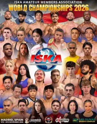 Official flyer for ISKA Amateur Members Association World Championships 2026