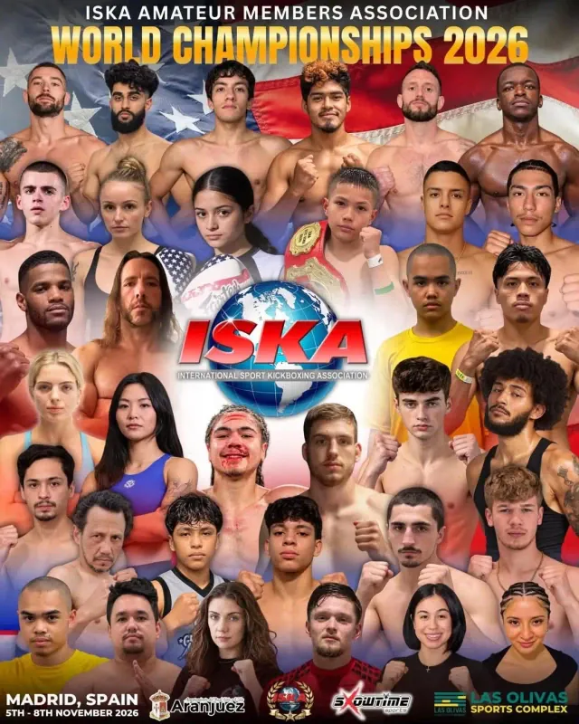 Official flyer for ISKA Amateur Members Association World Championships 2026