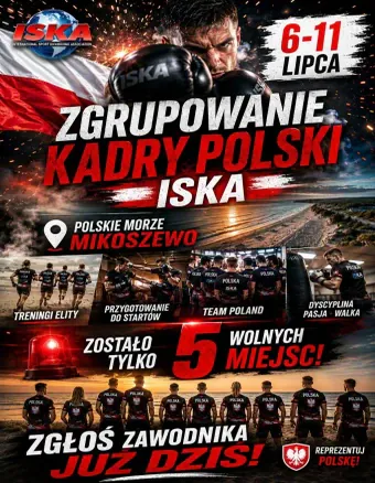 Official flyer for ISKA Poland Training Camp