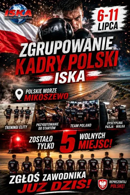 Official flyer for ISKA Poland Training Camp