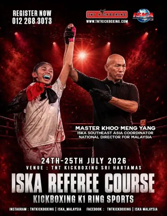 Official flyer for ISKA Referee Course