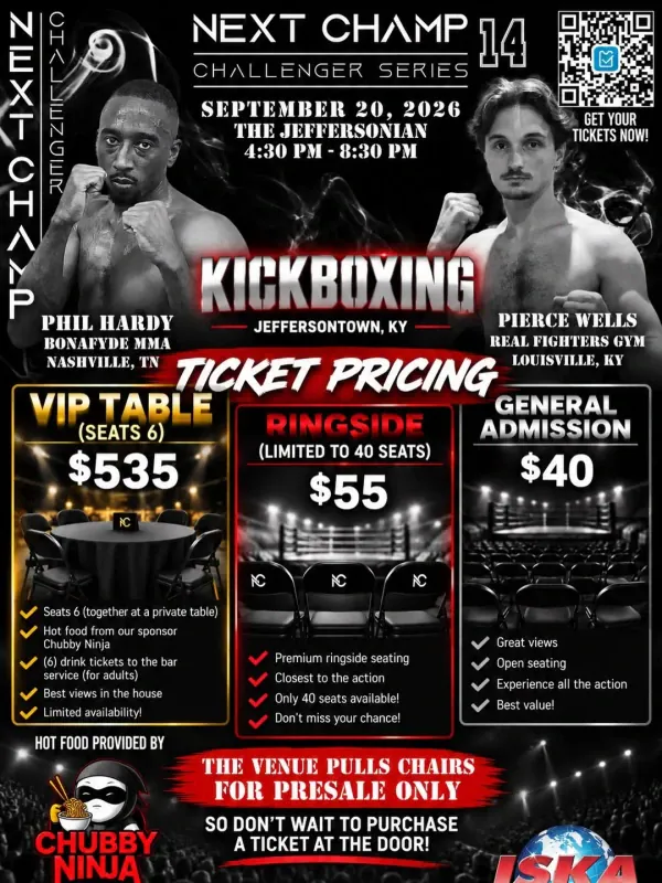 Official flyer for Next Champ 14