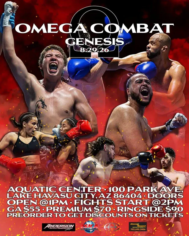 Official flyer for Omega Combat Genesis