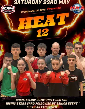 Official flyer for Road to Glory Fight Night