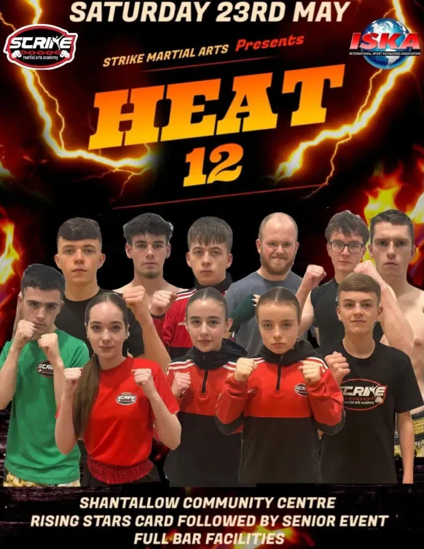 Official flyer for Road to Glory Fight Night