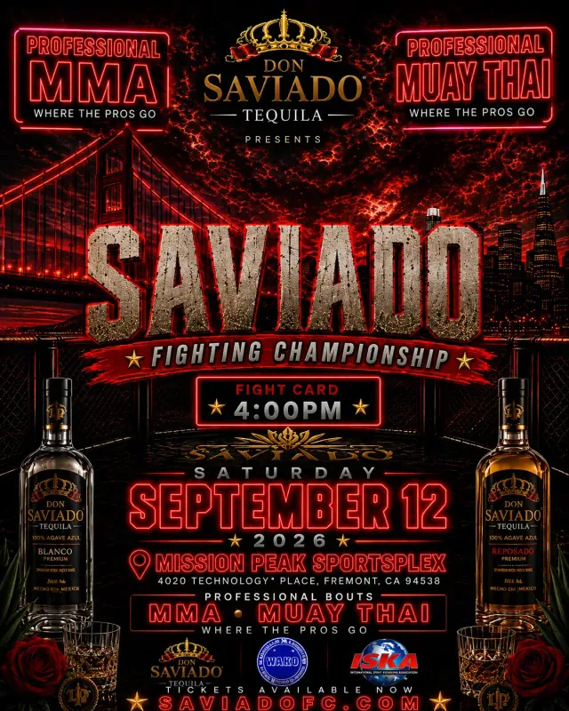 Official flyer for Saviado Fighting Championship