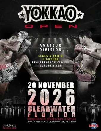 Official flyer for Yokkao Open