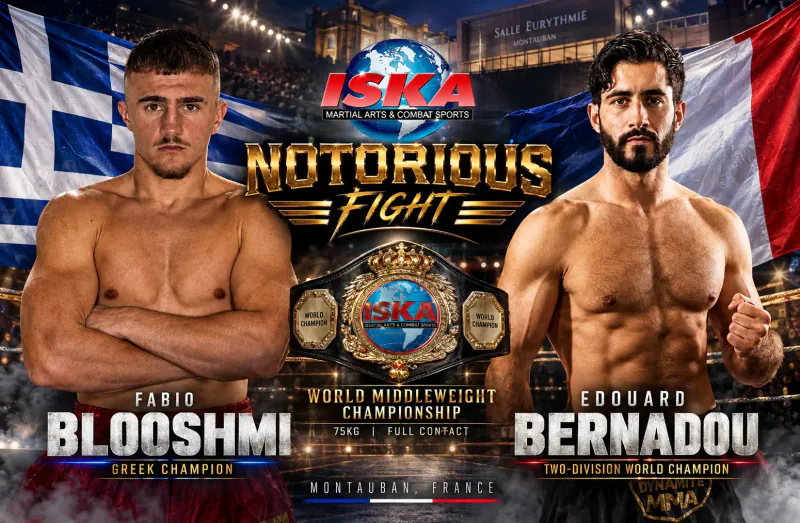 ISKA World Title: Bernadou Moves Up to Face Blooshmi at NOTORIOUS FIGHT