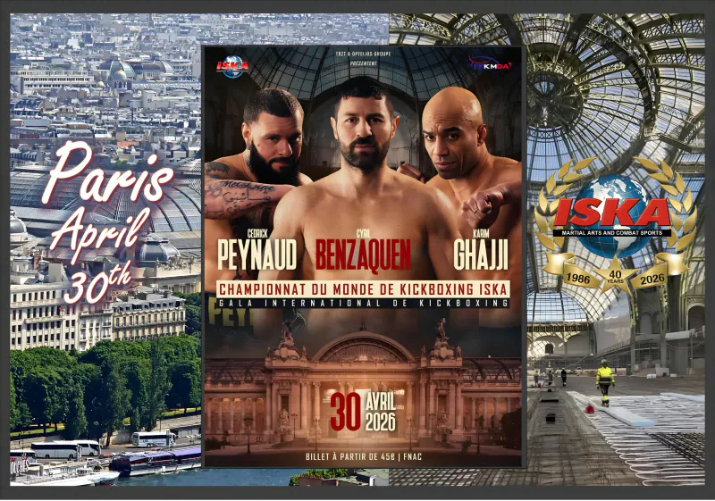 ISKA World Championship Headlines Historic Kickboxing Event at Grand Palais in Paris