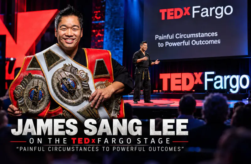 James Sang Lee Shares His Story on the TEDxFargo Stage