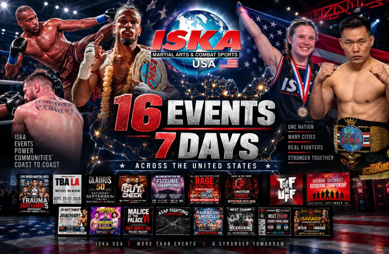 16 ISKA Events in Seven Days Highlight the Reach of Combat Sports Across the United States