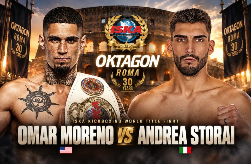 ISKA World Champion Daniele Scuro Set for Historic K-1 Tournament at OKTAGON 30 YEARS in Rome