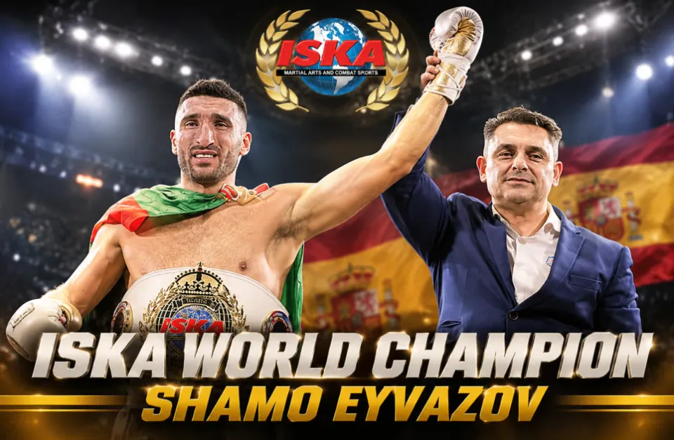Shamo Eyvazov Crowned ISKA World Champion with Spectacular Knockout at THE LEGEND 9 in Spain Shamo Eyvazov Crowned ISKA World Champion with Spectacular Knockout at THE LEGEND 9 in Spain