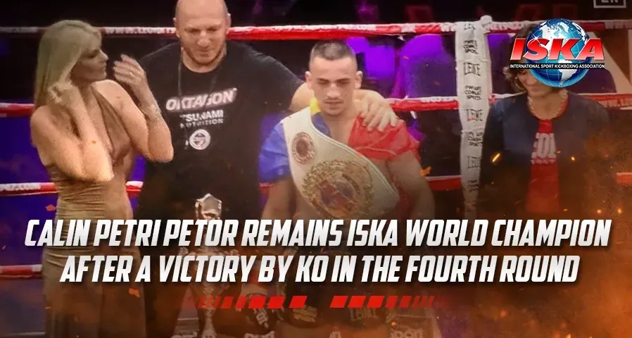 Calin Petri Petor remains ISKA world champion after a victory by KO in the fourth round