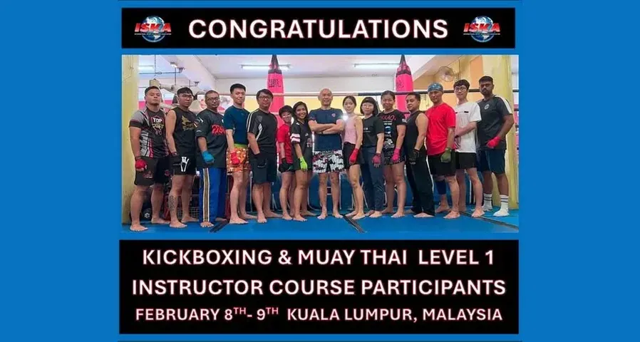 CONGRATULATIONS to the fine participants at the ISKA Kickboxing & Muaythai Instructor Course Level 1,