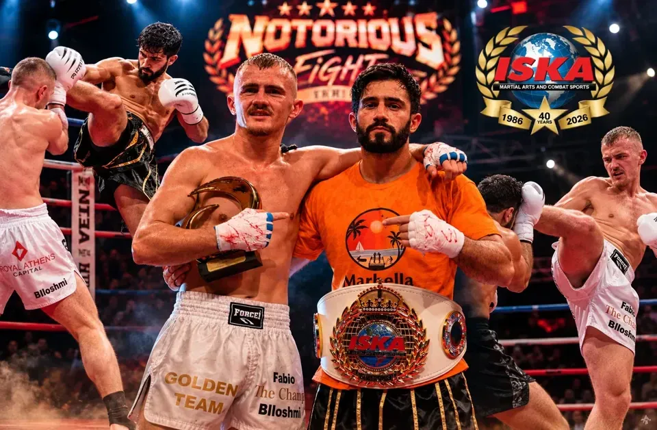 Edouard Bernadou Makes History as Three-Division ISKA World Champion at NOTORIOUS FIGHT