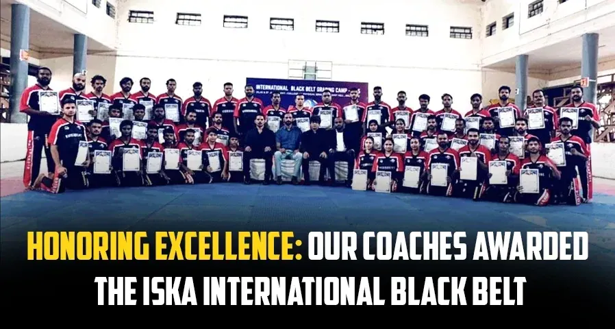 Honoring Excellence: Our Coaches Awarded the ISKA International Black Belt