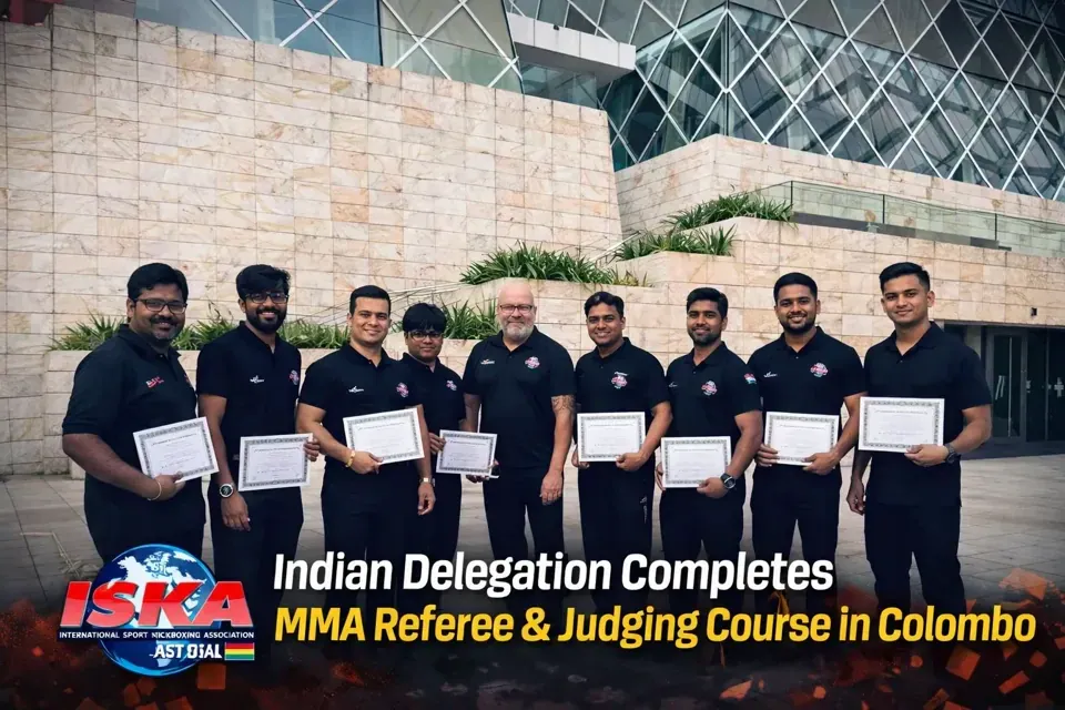 Indian Delegation Completes MMA Referee & Judging Course in Colombo