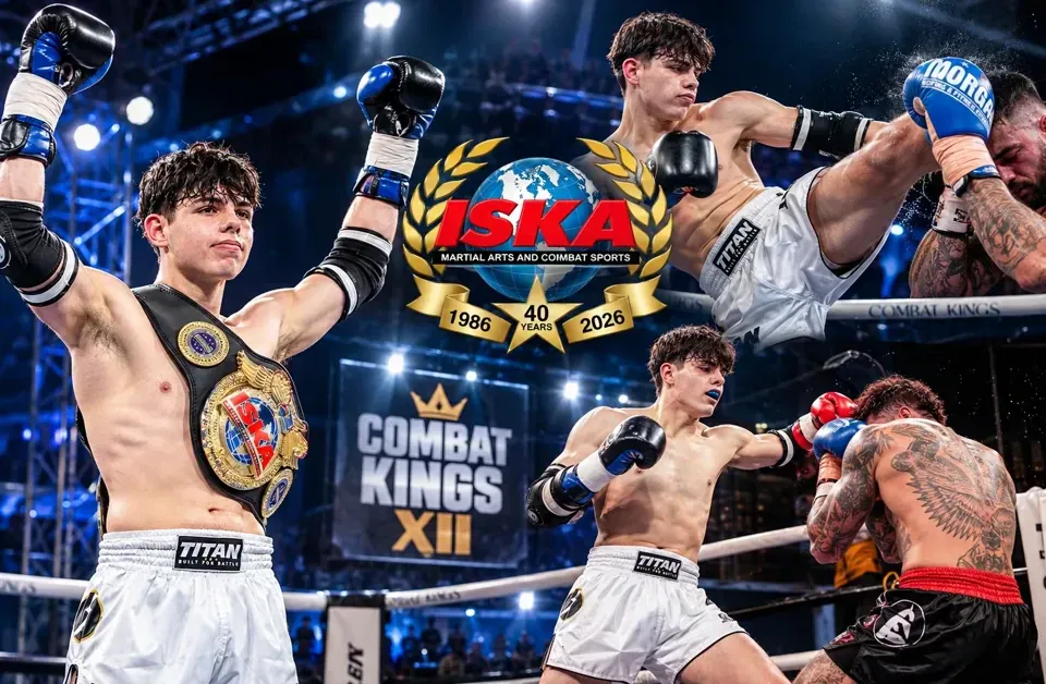 Indiana Johnson Captures ISKA Intercontinental Title with Spectacular Head Kick Knockout