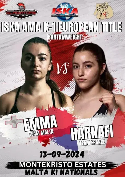 ISKA AMA K-1 European Bantamweight Title Fight in Malta!