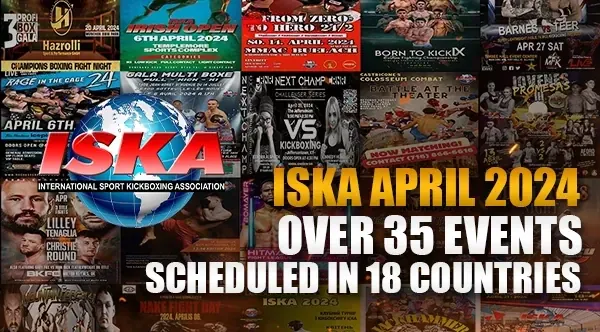 ISKA April 2024 over 35 events scheduled in 18 countries