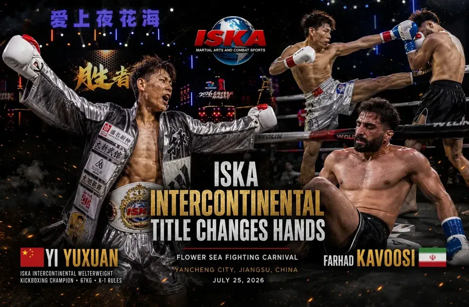 ISKA Intercontinental Title Changes Hands at Flower Sea Fighting Carnival