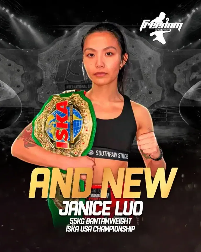 Janice Luo Crowned ISKA USA Champion After Dominant Victory at Freedom 38