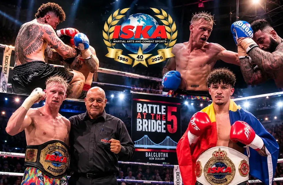 Shaun Spencer Retains ISKA South Island Title as Chase Hayley Battles to a Draw at Battle at The Bridge 5